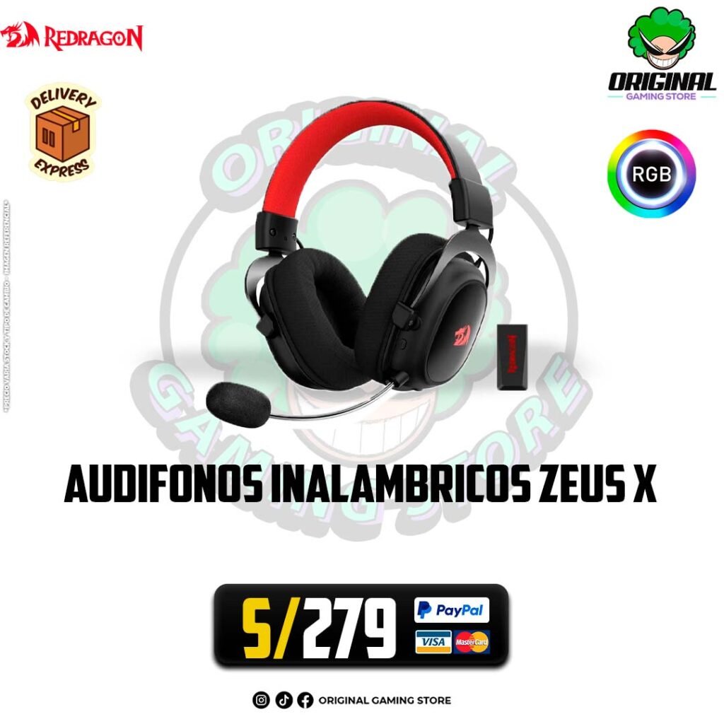 AUDIFONOS INALAMBRICOS ZEUS X