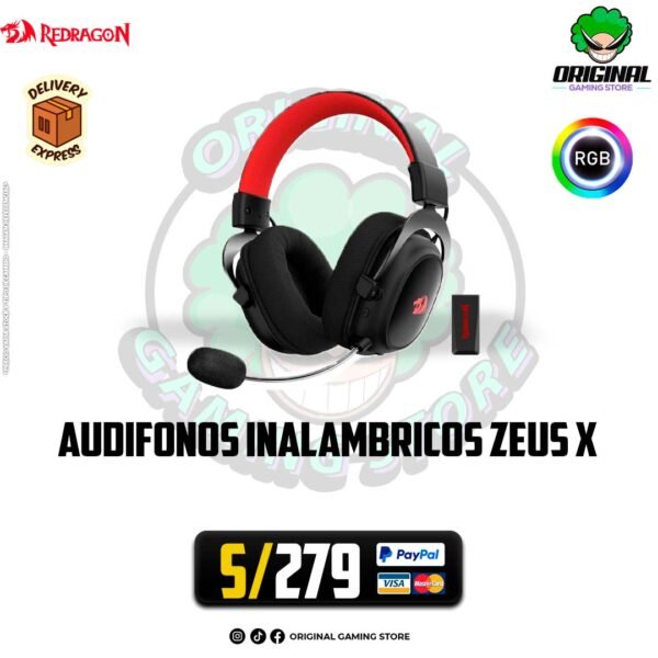 AUDIFONOS INALAMBRICOS ZEUS X