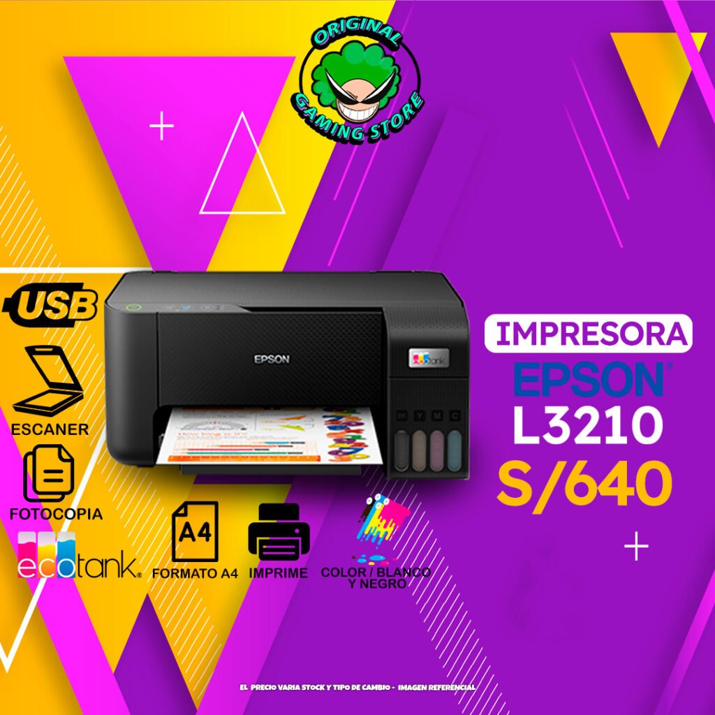 IMPRESORA MULTIFUNCIONAL EPSON L3210