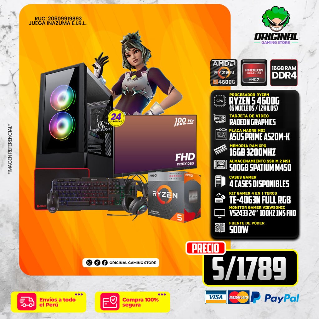 PC COMPLETA RYZEN 5 4600g