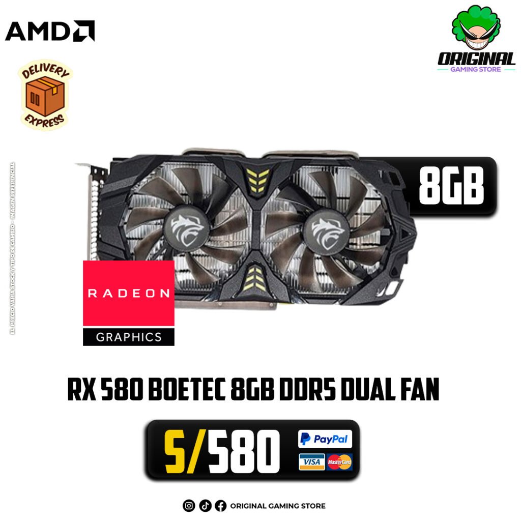 RX 580  8GB BOETEC