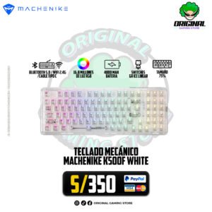 TECLADO GAMER MACHENIKE K500F WHITE