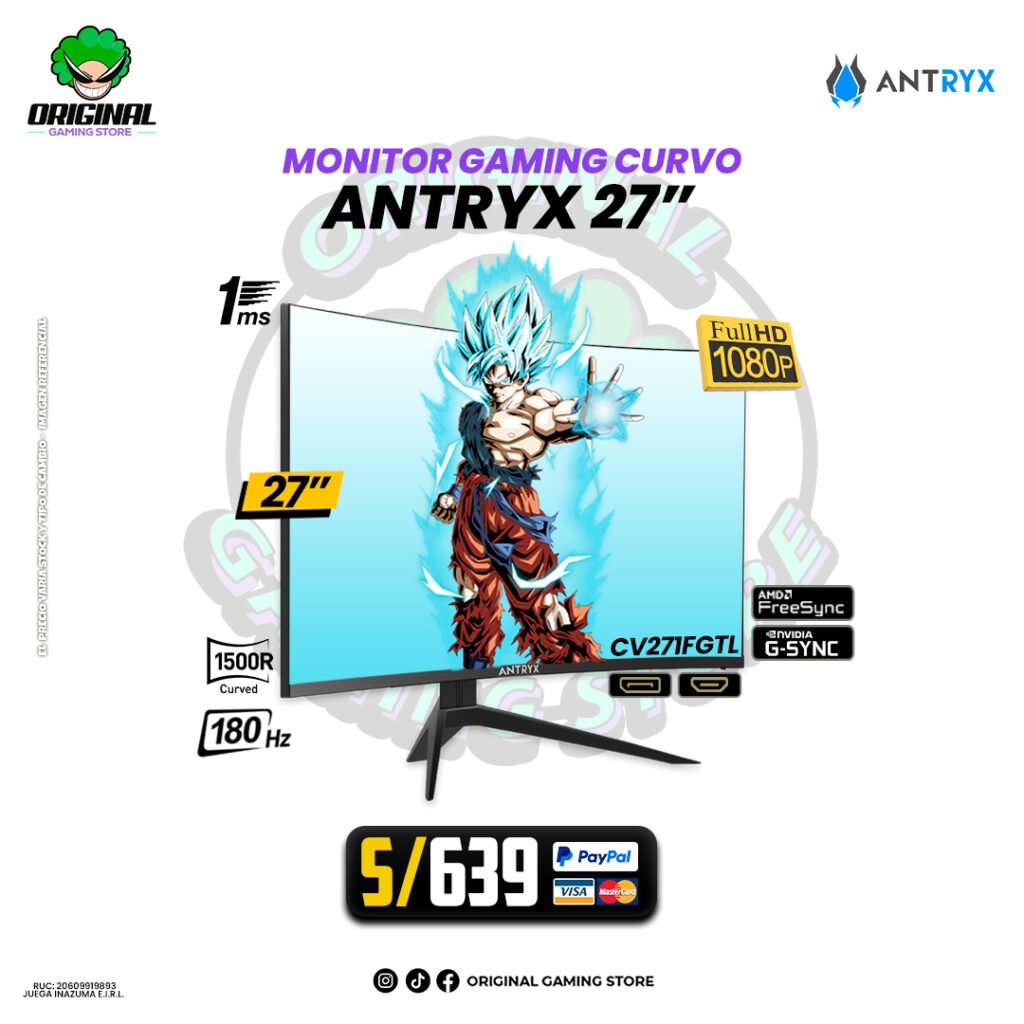 MONITOR ANTRYX GAMER CV271FGTL 27"