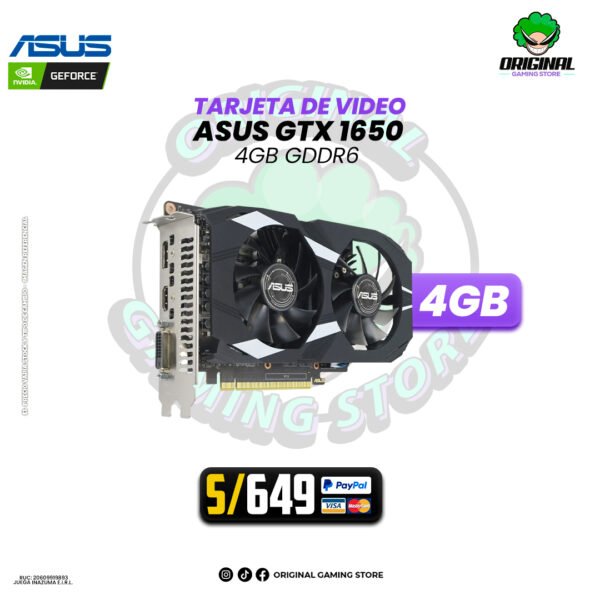 GTX 1650 4GB MSI VENTUS